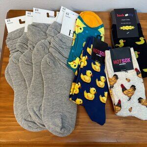 Lot of socks - rubber ducks, chickens, NWT
